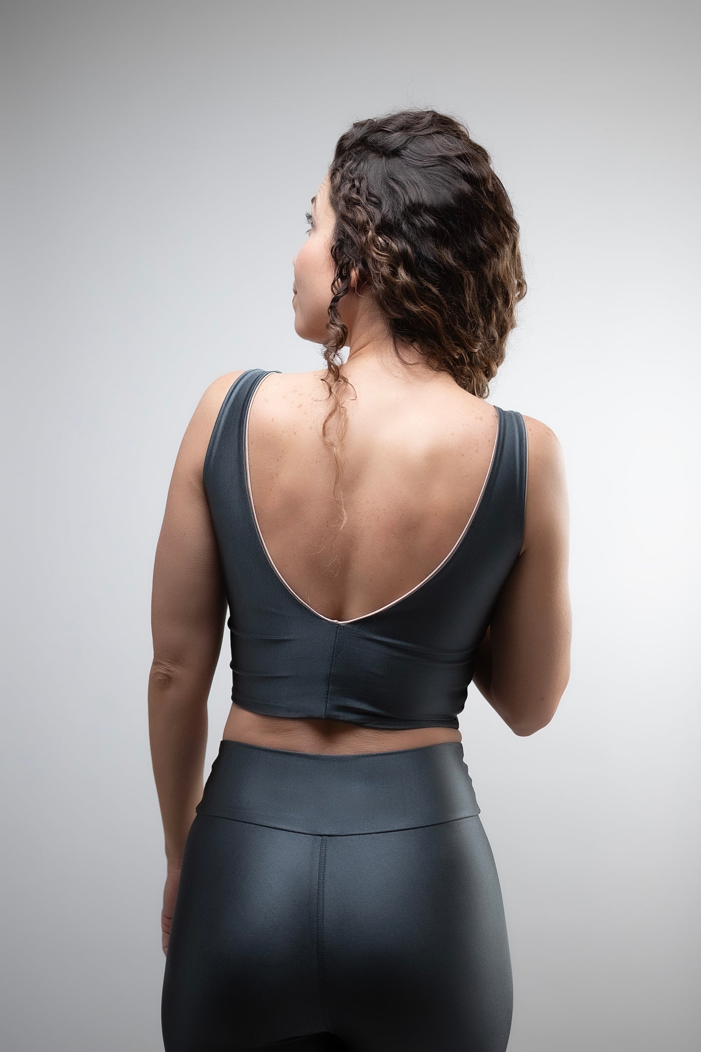 Top Jade Gris + Beige