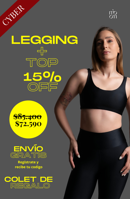 Ritual Bloom - Mix & Match Black - Top corto
