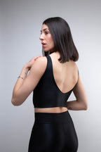 Top Jade Negro + Beige